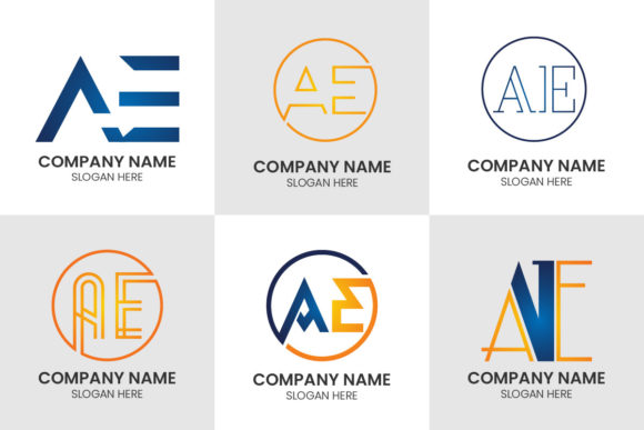 A E Logo Design: The Initial Monogram Template That Elevates Your Brand