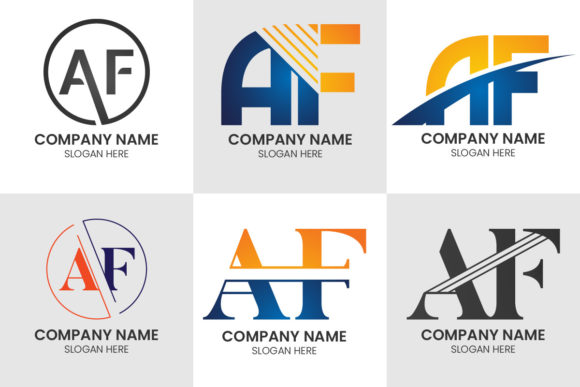 AF Initial Letter Logo: A Vector Toolkit for Corporate Identity