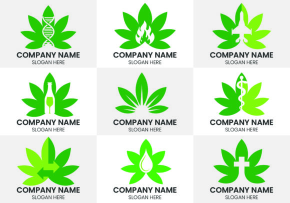 Cannabis Marijuana Logo Icon Set: A Designer's Toolkit