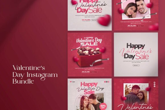 Elevate Your Feed: The Valentine’s Day Instagram Post Bundle