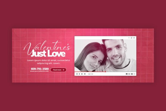 Elevate Your Profile: The Couple Valentine's Day Facebook Cover
