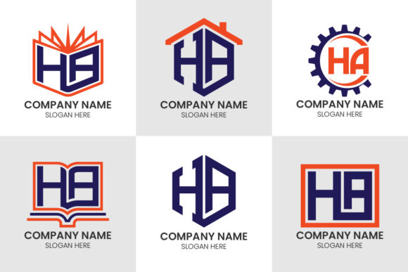 Initial Letter H a Logo Set: A Modern Branding Toolkit