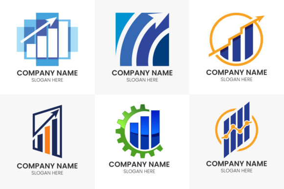 Marketing Idea and Finance Logo Set: A Complete Branding Toolkit