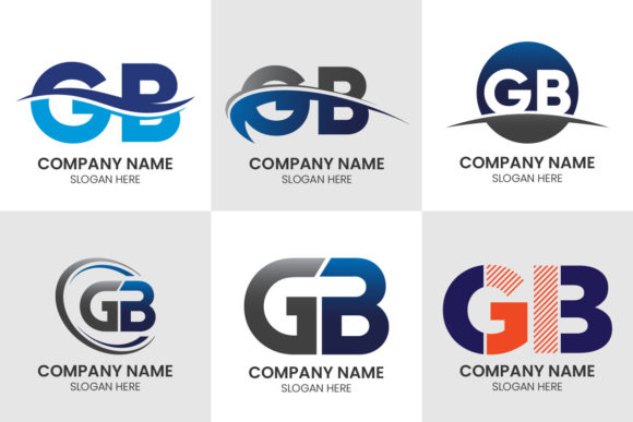 Mastering Brand Identity with G B Initial Letter Logo Design