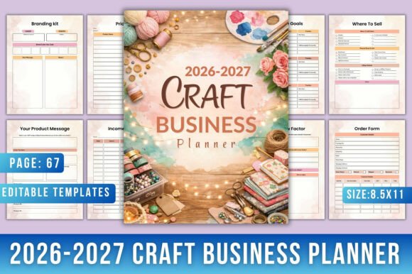 Organize Your Creative Business: The 2026–2027 Craft Business Planner