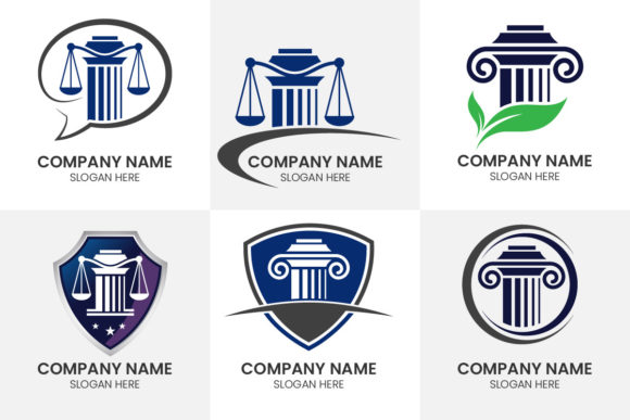 Professional Law Firm Branding with Justice Logo Templates