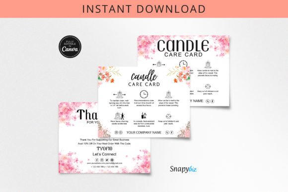 The Candle Care Card Editable Template: A Guide to Professional Packaging